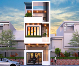 Mẫu thiết kế nhà phố 5x16m hiện đại