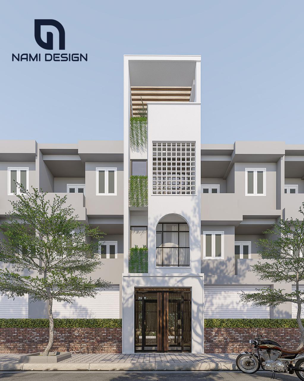 Mẫu nhà mặt phố tại Cà Mau