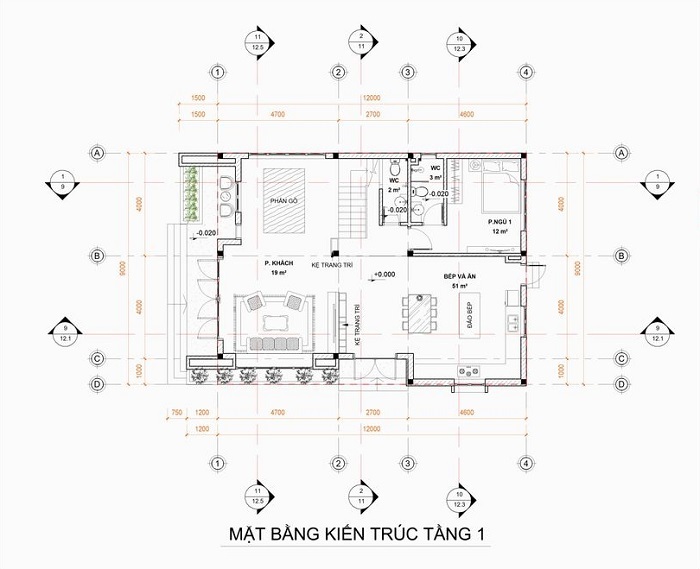 Biệt thự mini 2 tầng 100m2 mái thái 3