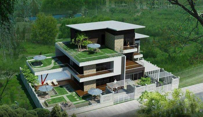 thiết kế nhà biệt thự đẹp 6