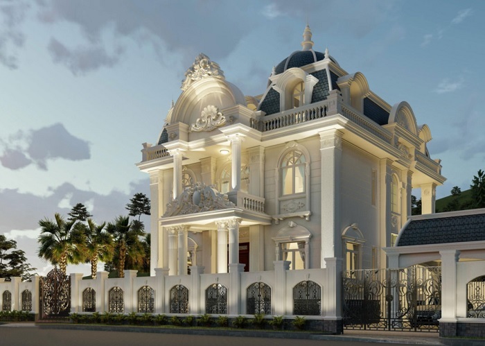thiết kế nhà biệt thự đẹp 7