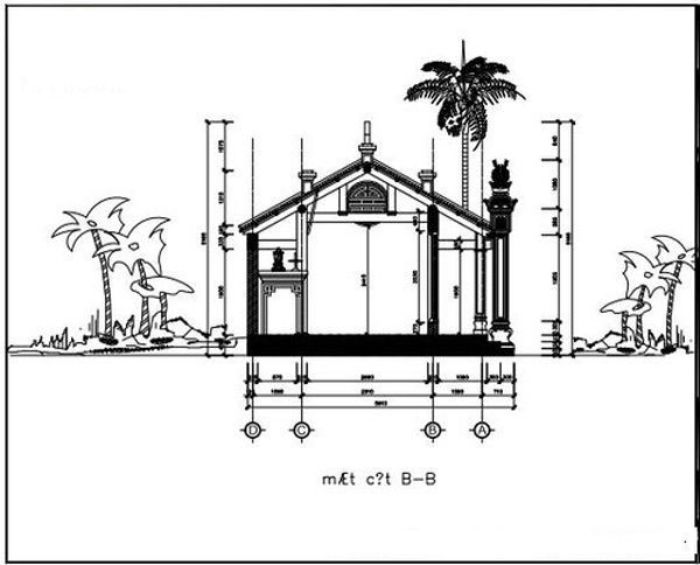 bản vẽ thiết kế nhà thờ họ 10