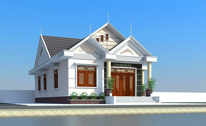 Mẫu nhà cấp 4 giá 300 triệu đẹp 6
