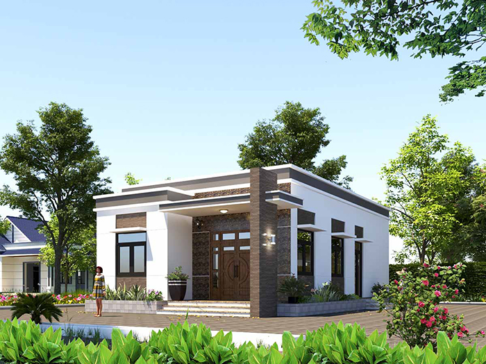 Mẫu nhà cấp 4 giá 300 triệu đẹp 9