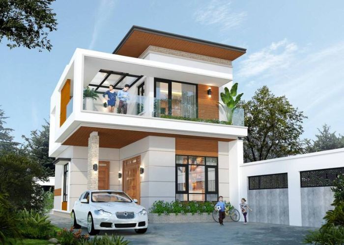 Mẫu nhà hiện đại 4