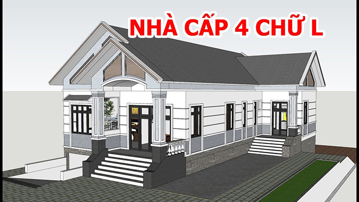 Xây nhà cấp 4 với 400 triệu chữ L