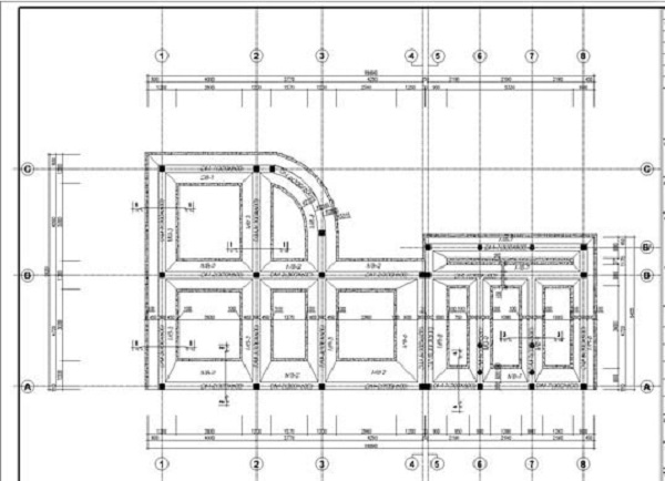 Dịch vụ thiết kế nhà ống 2 tầng 4x12m: Minh bạch – Trọn gói – Chất lượng 7 bản vẽ móng