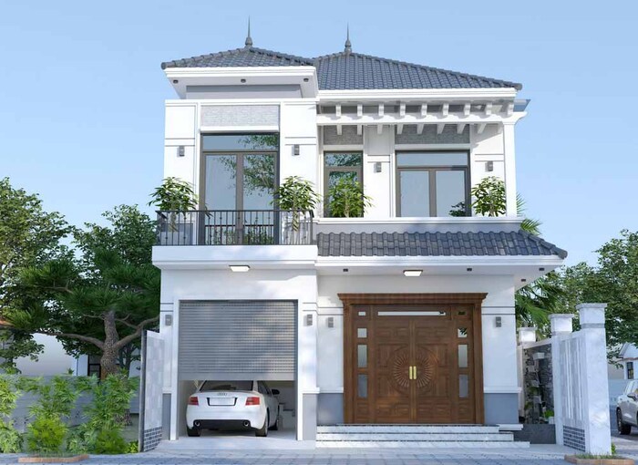 Nhà 2 tầng 150m2 phong cách hiện đại, đầy đủ tiện nghi tại Hưng Yên