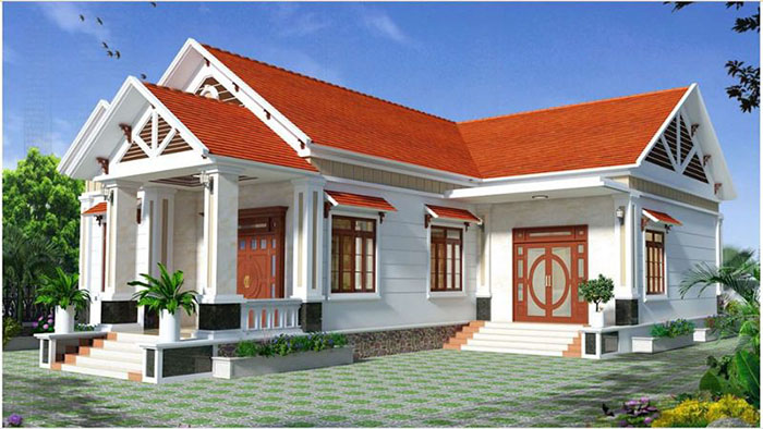 Thiết kế nhà 100m2 5x20  -10
