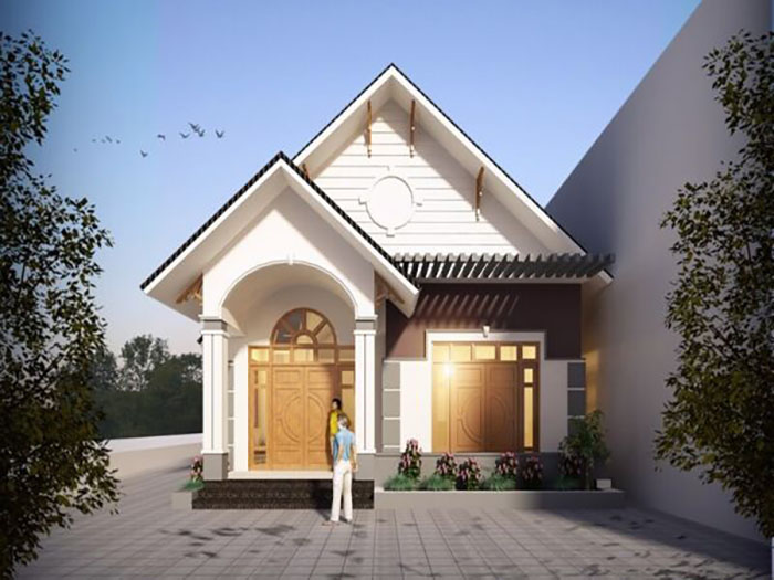 Thiết kế nhà cấp 4 60m2 - 3