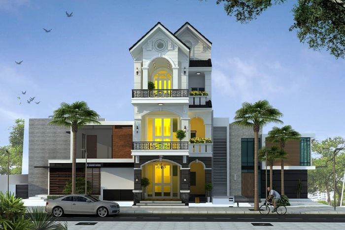Thiết kế nhà ống 3 tầng 5x20-9