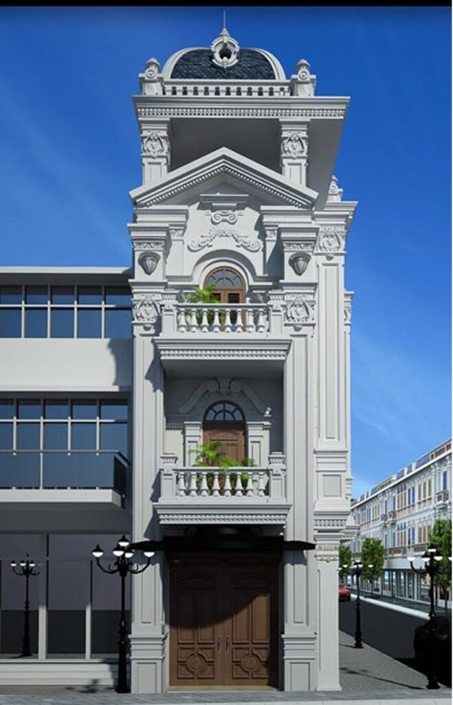 nhà ống phong cách cổ điển