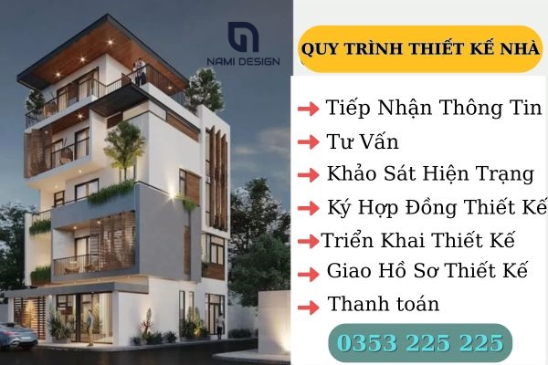 Quy trình thực hiện thiết kế nhà