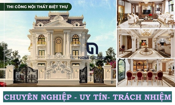 Thi công nội thất biệt thự trọn gói cao cấp, uy tín 1 thi công nội thất biệt thự trọn gói
