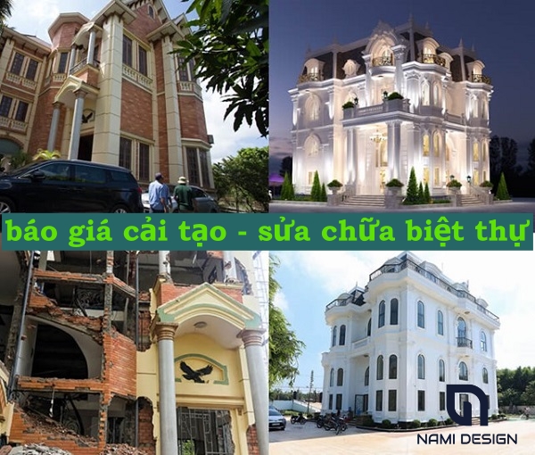 Sửa Chữa Cải Tạo Biệt Thự Trọn Gói Chuyên Nghiệp Uy Tín Giá Tốt 11 Báo giá cải tạo biệt thự trọn gói
