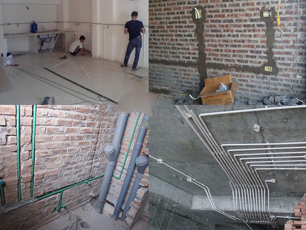 Hoàn thiện nhà 4 tầng trọn gói 6 hoàn thiện điện nước
