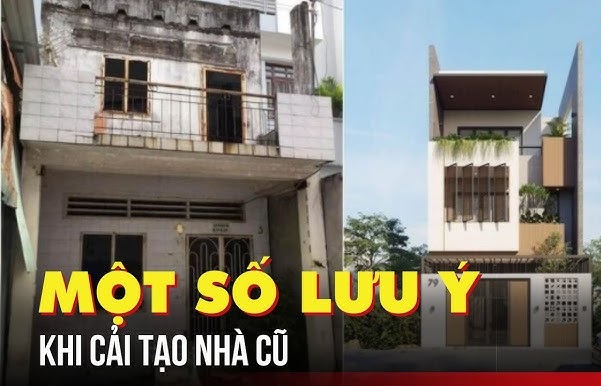 Dịch vụ sửa chữa - cải tạo nhà 4 tầng 5 lưu ý khi cải tạo nhà