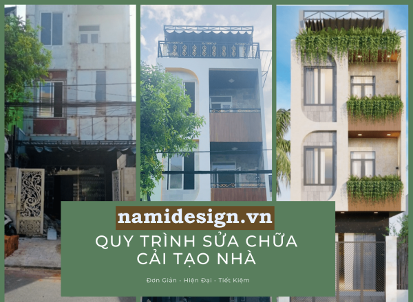 Dịch vụ sửa chữa - cải tạo nhà 4 tầng 11 quy trình sửa chữa nhà trọn gói