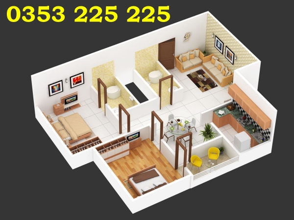 bản vẽ thiết kế nội thất chung cư