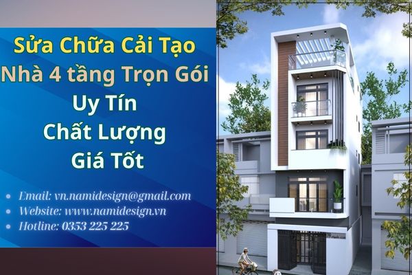 Dịch vụ sửa chữa - cải tạo nhà 4 tầng 10 sửa chữa cải tạo nhà 4 tầng trọn gói