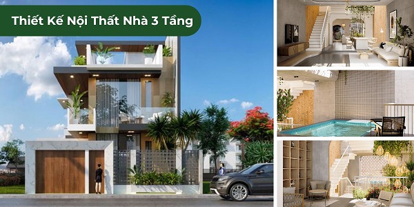 Thiết kế nội thất nhà 3 tầng trọn gói 1 thiết kế nội thất nhà 3 tầng trọn gói