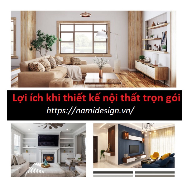 Thiết kế nội thất nhà 3 tầng trọn gói 2 Lợi ích khi chọn gói thiết kế nội thất trọn gói