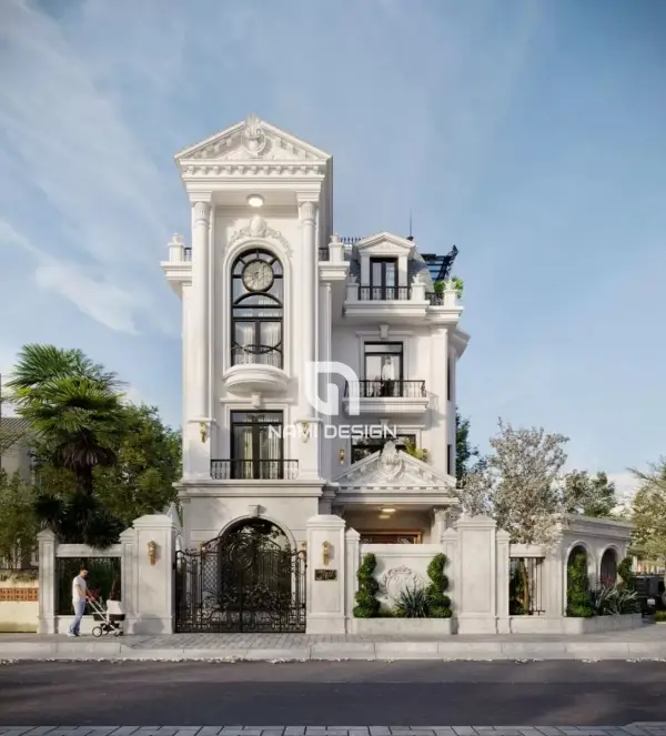 Xây Nhà 4 Tầng Trọn Gói Chất Lượng, Tiết Kiệm, Đúng Tiến Độ 4 nhà 4 tầng tân cổ điển