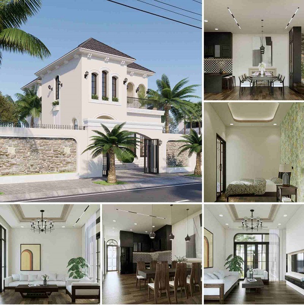 dịch vụ thiết kế nhà 2 tầng