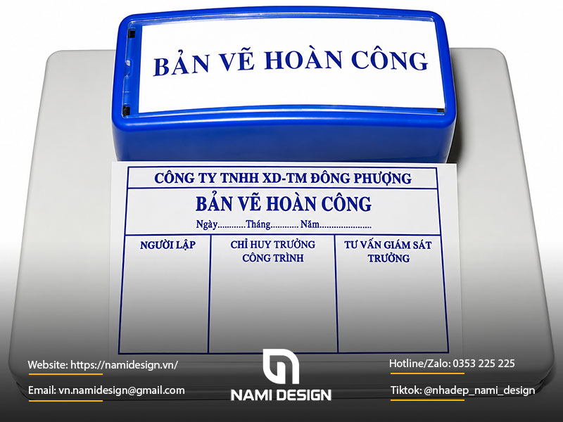 Bản vẽ hoàn công do ai lập, ai ký