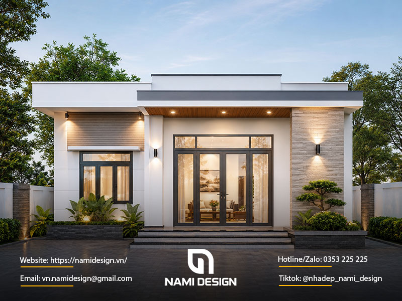 Bản vẽ nhà cấp 4 100m2 1