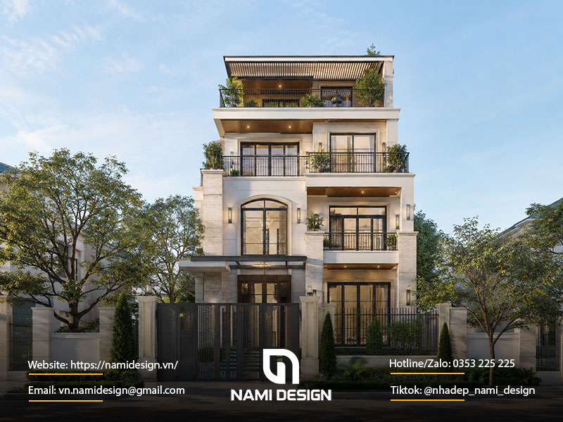 Biệt thự 3 tầng 1 tum tại Lê Chân, Hải Phòng