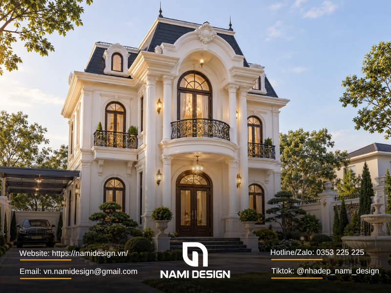Biệt thự cổ điển cách tân mini