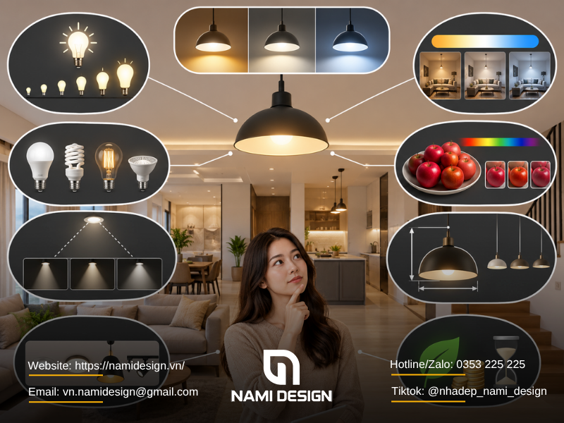 Các thông số cần hiểu khi chọn đèn cho nhà ở