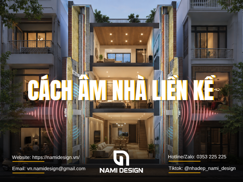 Cách âm nhà liền kề