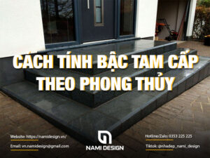 Cách tính bậc tam cấp theo phong thủy