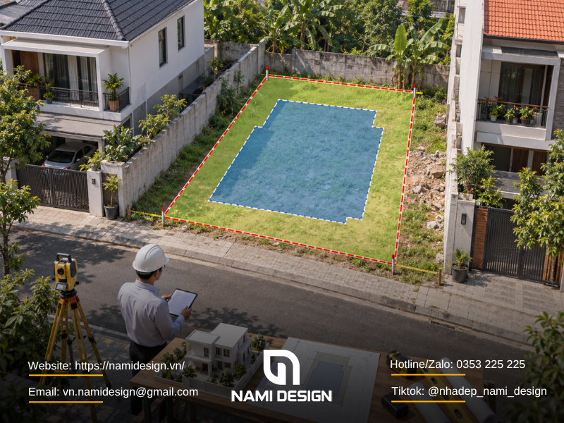 Cách xác định mật độ được phép xây trên lô đất thực tế