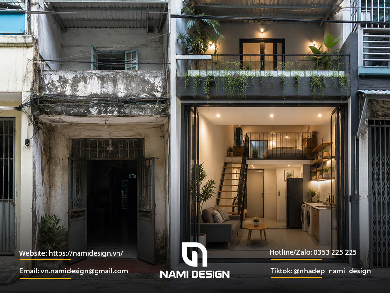 Cải tạo nhà hiện hữu thành không gian cho thuê