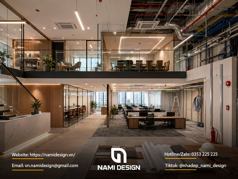 Cải tạo trụ sở doanh nghiệp 520m2 tại Nam Từ Liêm