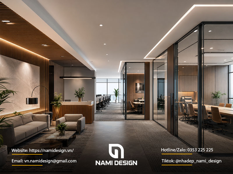 Cải tạo văn phòng tư vấn 180m2 tại Ba Đình