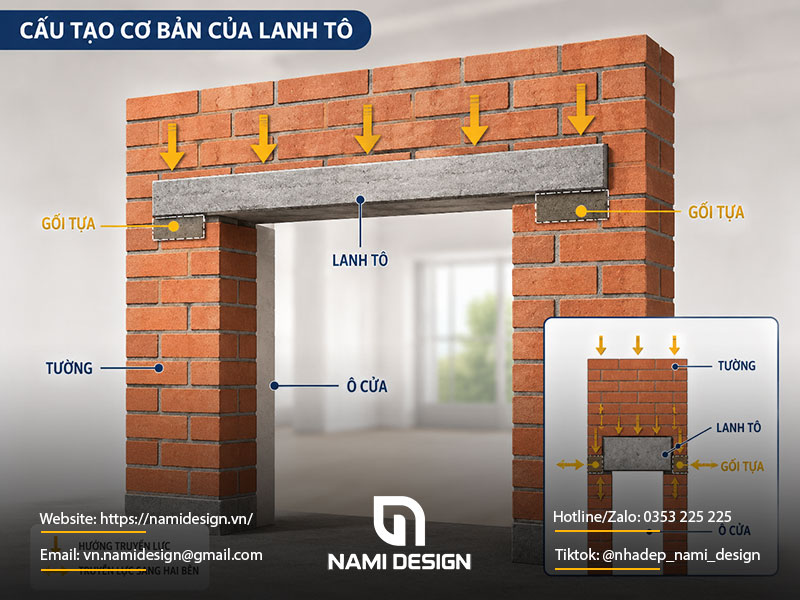 Cấu tạo cơ bản của lanh tô