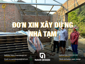 Đơn Xin Xây Dựng Nhà Tạm