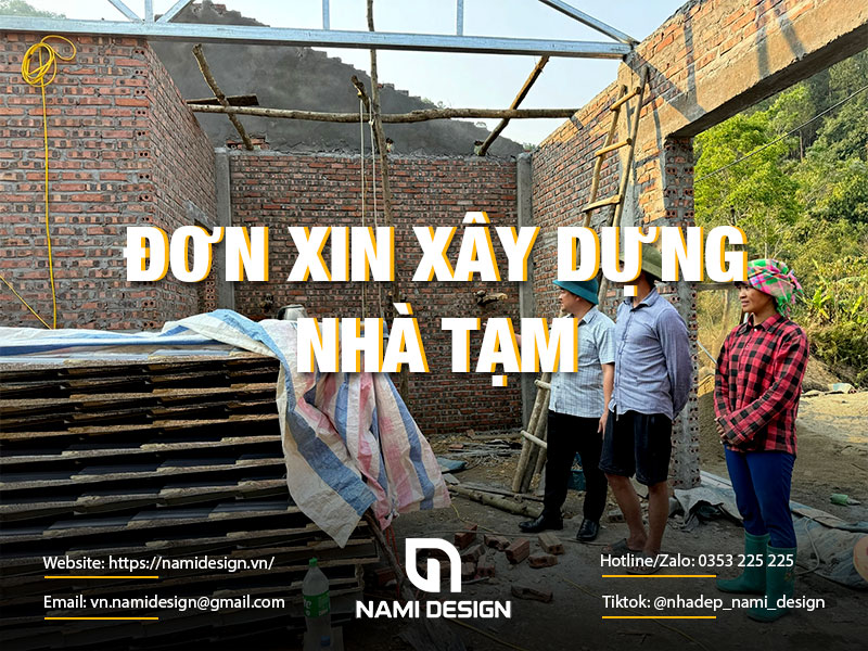 Đơn Xin Xây Dựng Nhà Tạm