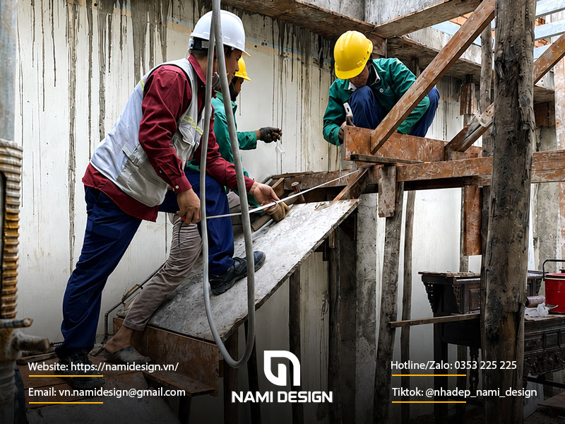 Giám sát thi công nhà ở gồm những công việc gì