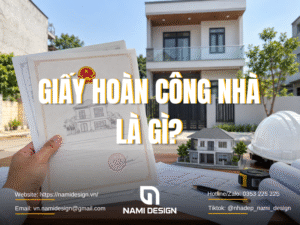 Giấy hoàn công nhà là gì
