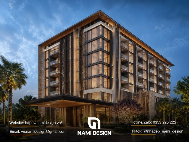 Khách sạn 6 tầng 4 sao hiện đại tại Cẩm Phả, Quảng Ninh