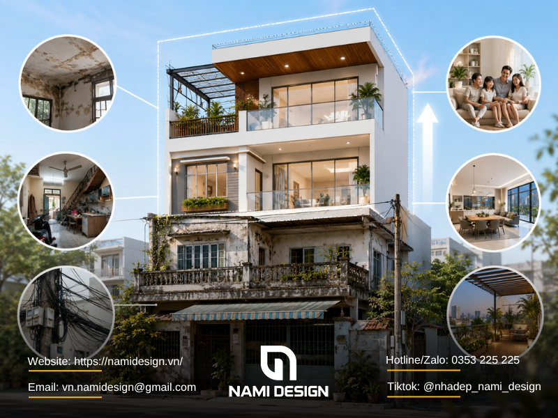 Khi nào nên sửa nhà nâng tầng