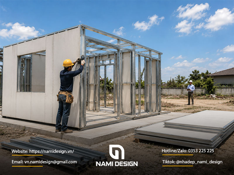 Khi nào nên thuê giám sát thi công nhà lắp ghép