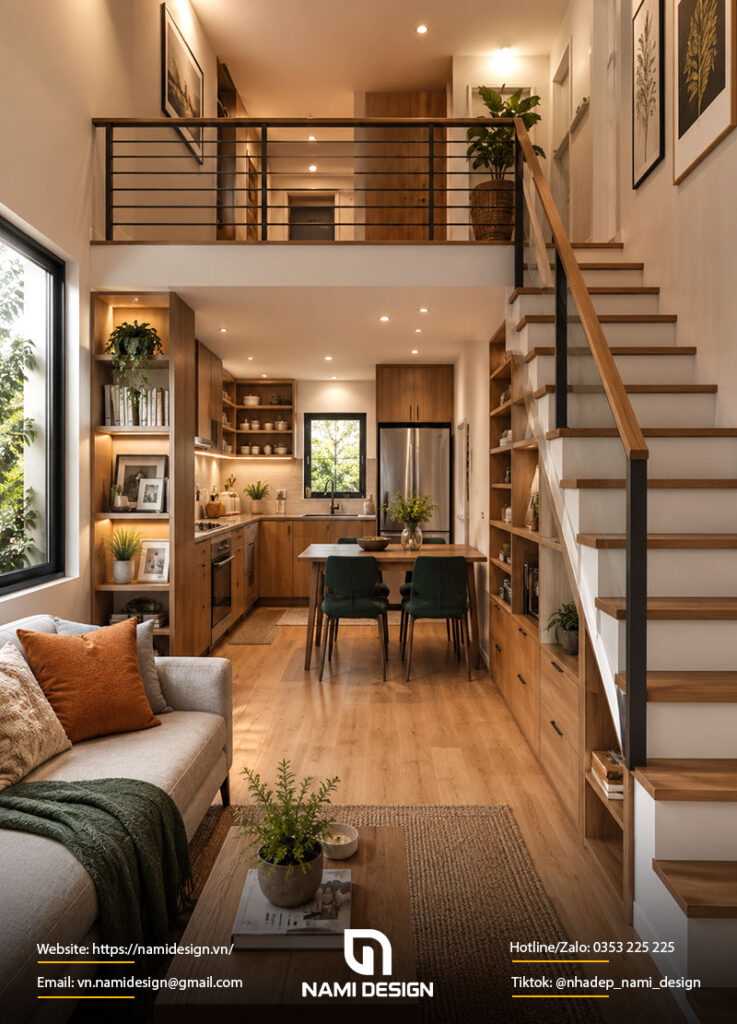 Mẫu nhà 25m2 2 tầng