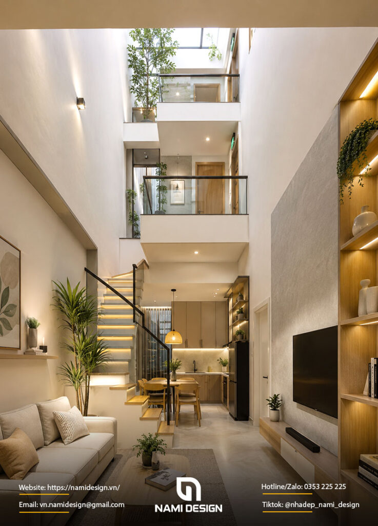 Mẫu nhà 25m2 4 tầng