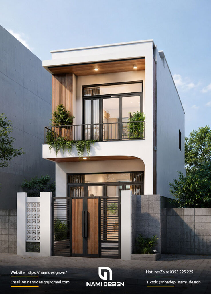 Mẫu nhà 35m2 2 tầng